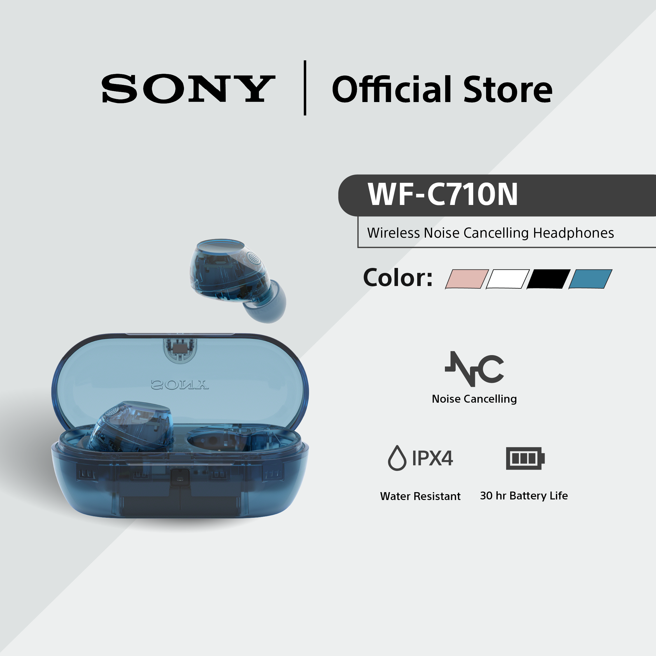 Sony WF-C710N Wireless Earbuds - Best noise cancelling earbuds Malaysia